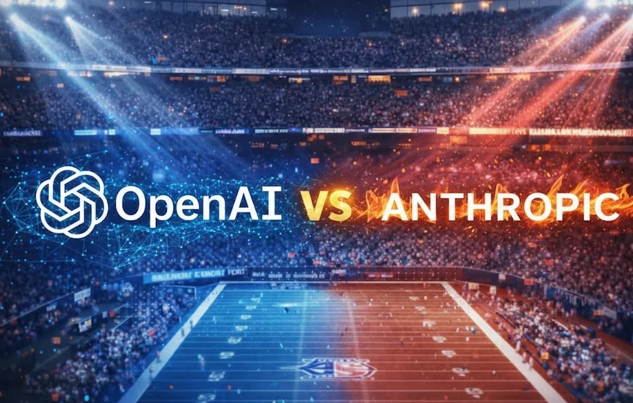AI Takes Center Stage in Super Bowl 2026: Anthropic vs OpenAI Feud