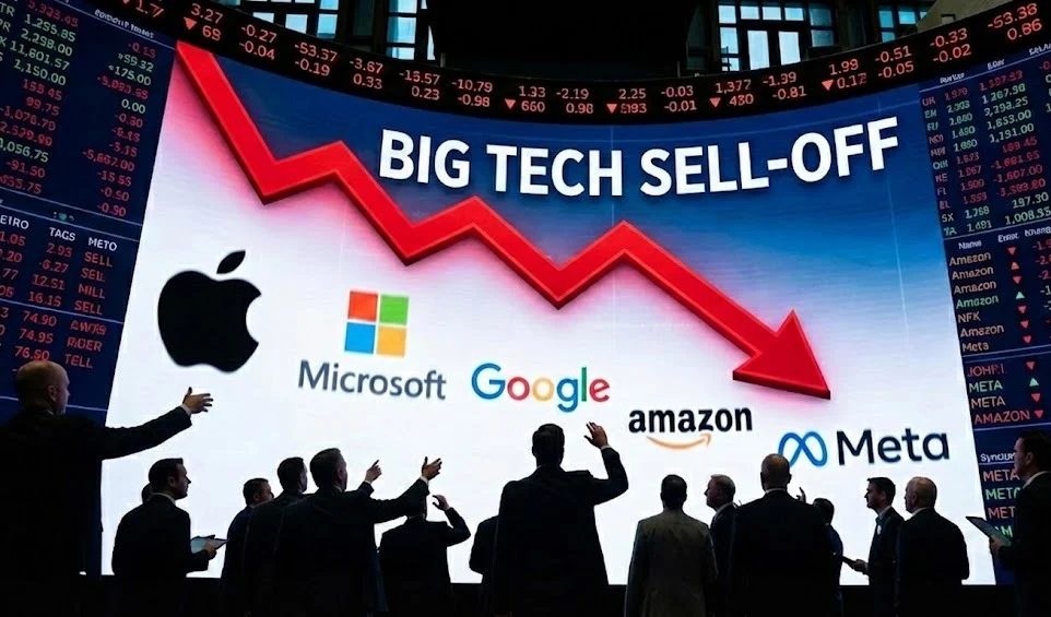 Big Tech Faces $1 Trillion Market Wipeout as AI Spending Fears Trigger Massive Sell-Off